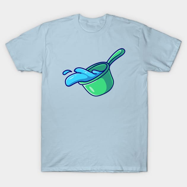 Dipper Full Of Water Cartoon T-Shirt by Catalyst Labs